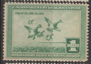 U.S. Scott #RW4 Duck Stamp - Mint Single - IND