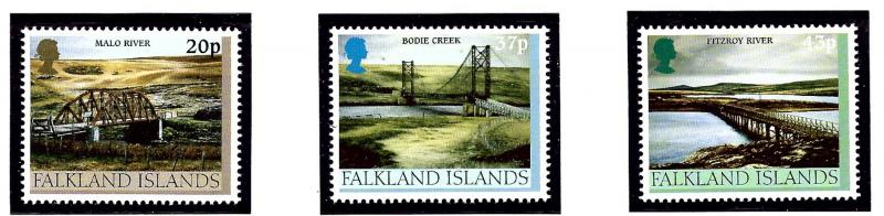 Falkland Is 768-70 MNH 2000 Bridges