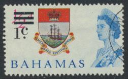 Bahamas  SG 273 SC# 230 Used  OPT Decimal Currency 1966