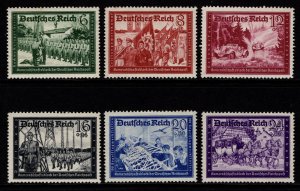Germany 1941 Postal Employee & Hitler Culture Funds, Set [Unused]