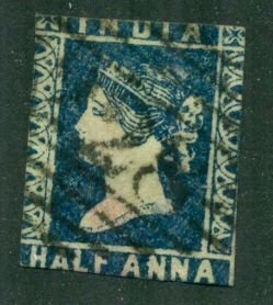 India 1854 #2 U SCV(2024)=$40.00