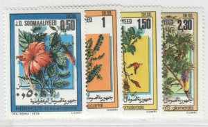 1978 Somalia Flowers Hibiscus Cassia Kigelia MNH** Set A25P30F18272-