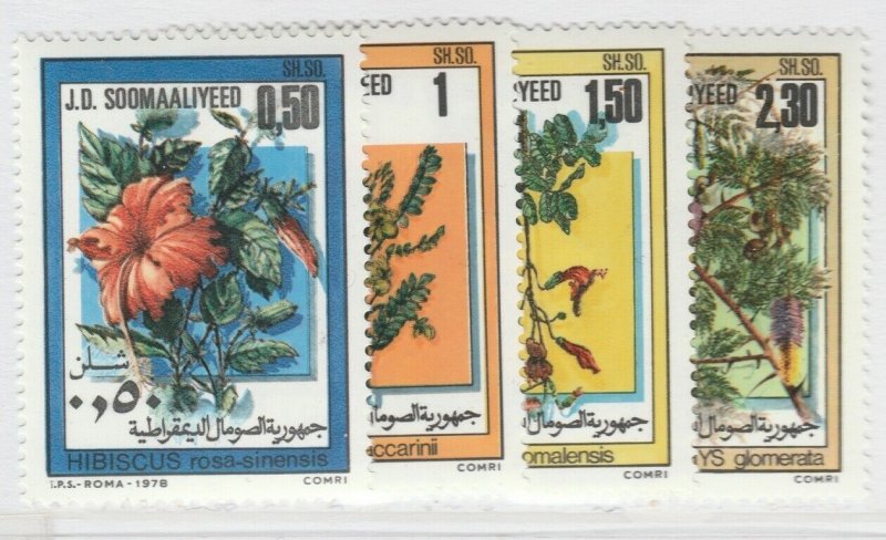 Somalia 1978 Flowers Hibiscus Cassia Kigelia MNH** Set A25P30F18272