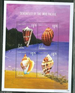 PALAU 2014 SEASHELLS OF THE CARIBBEAN  SHEET  II  MINT NH 