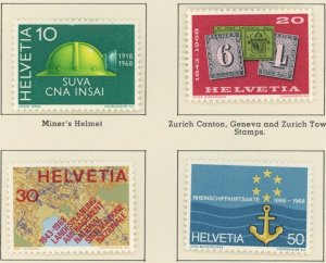 Switzerland 491-4 * mint LH (2206 64)