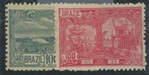 Brazil #195-196 Unused