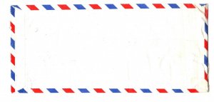 CHINA Taiwan Taipei to GB Registered Commercial Air Mail Cover 1987 AO74