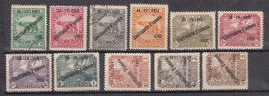 J43932 JL Stamps 1922 fiume mh/mng/used #161-71 see details