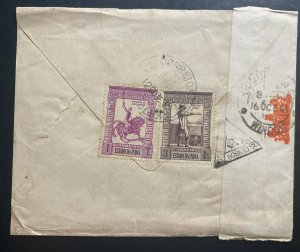 1941 Portuguese India Censored Cover To Central Bank In Bombay