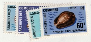 Comoros      99 - 103    no 100      MNH OG    CV $21.75