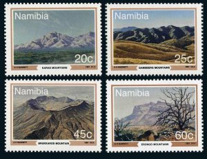 Namibia 698-701,MNH.Mi 707-710. Mountains,1991. Karas,Gamsberg,Brukkaros,Erongo.