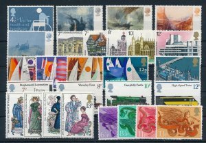 Great Britain Queen Elisabeth 1975 Complete Year Set commemorative issues MNH