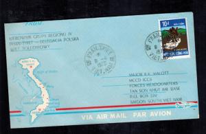 1973 Poland Cover MCCD ICCS Army in Vietnam Military