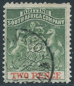 Rhodesia, Sc #3, 2d Used