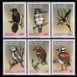 ST.VINCENT 1997 - Scott# 2413-8 World Birds Set of 6 NH