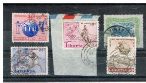 Liberia  Selection  Postally Used