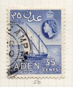 Aden 1953 QEII Early Issue Fine Used 35c. NW-206611