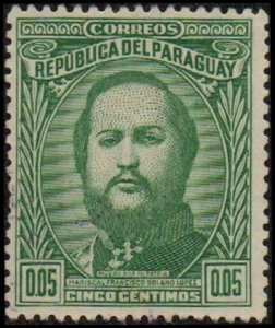 Paraguay 444 - Used - 5c Marshall F. S. Lopez (1947)