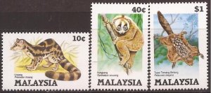 Ecuador - 1960 Animals Kinkajou Jaguar Coati Peccary - 4 Stamp Set #676-9