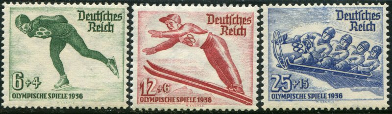 Deutsches Reich  Sc.# B79-81    Mi.# 600-2    MH*