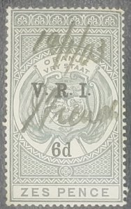 Orange free state overprint 6 d  1900