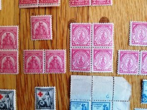 23 Sets of Commemoratives Blks/4 & Pr. & Sig. for each(NL03