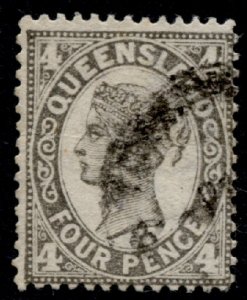 Queensland #136 QV Definitives Wmk.12 Used