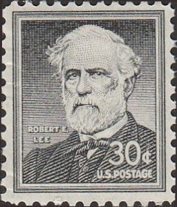 # 1049a MINT NEVER HINGED ( MNH ) DRY PRINT ROBERT E. LEE    