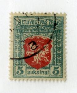 LITHUANIA 39 USED SCV $.80 BIN $.35