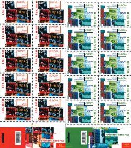 125917 MNH ISLANDIA 2003 EUROPA CEPT. ARTE DEL CARTEL