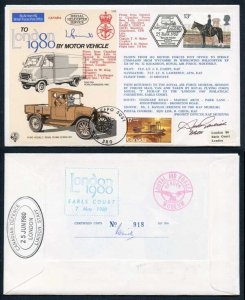 C69c To London by Motor Vehicle Signed AWD Garlick and T. Beckett (C)