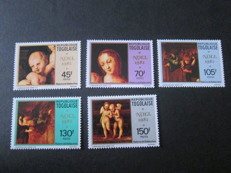 Togo 1982 Sc 1144-8 Christmas Religion set MNH