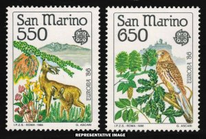 San Marino Scott 1107-1108 Mint never hinged.