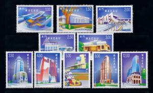 [79128] Macau 1999 Modern Architecture Museum Go-Kart Bank  MNH