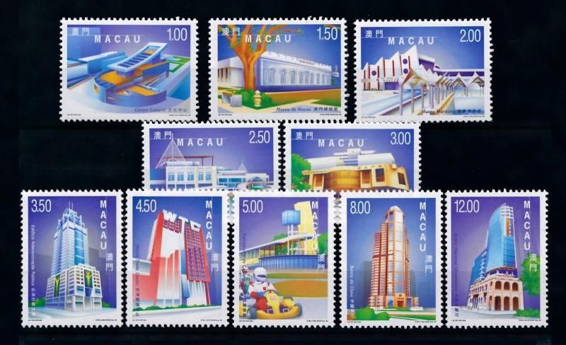 [79128] Macau 1999 Modern Architecture Museum Go-Kart Bank  MNH