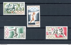 Chad 1964 Olympics Games Tokyo MNH Ac C15-8 13109