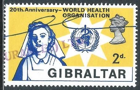 Gibraltar, Sc #213, 2d Used