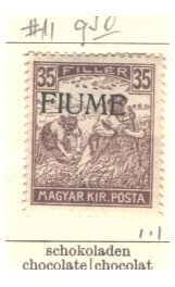 HUNGARY 1916 - 1918  ITALIAN OCCUPATION FIUME #11 MH