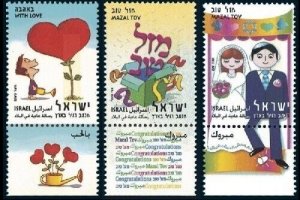Israel 2003 - Greetings set of 3 Stamps - Scott #1521-3 - MNH