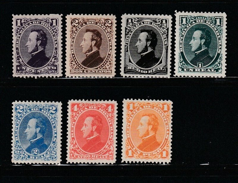 Honduras 30a-36a Set MH President Francisco Morazan