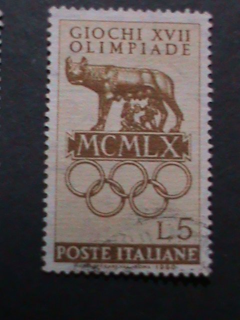 ITALIY-VERY OLD OLYMPIC GAMES & STATIUM USED STAMPS  WE SHIP TO WORLD WIDE VF