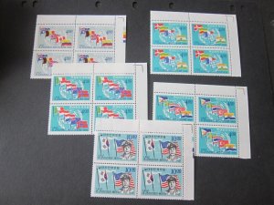 Korea 1965 Sc 473-477 BLK(4) set MNH