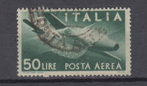 J43999 JL Stamps 1945-7 italy used #c113 airplane