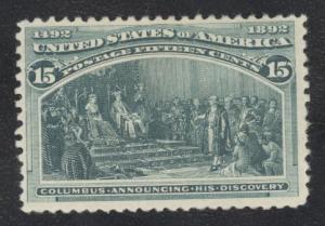 #238, Mint, F/VF-OG-LH