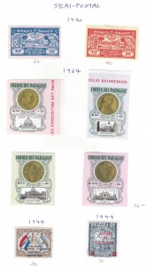 PARAGUAY SEMI POSTALS SCV $28.00 STARTS @ LOW PRICE LOOK!