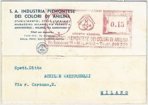 64787 - ITALY - POSTAL HISTORY - Red MECHANICAL POSTMARK: CHEMISTRY Ipca 1940