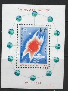 Hungary 1668 MNH 1965 Souvenir sheet