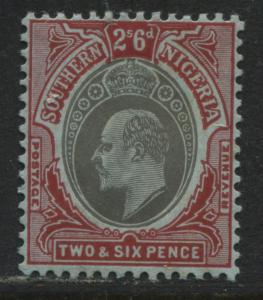 Southern Nigeria KEVII 1903 2/6d mint o.g.