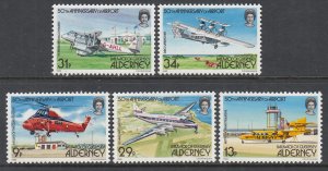 Alderney 18-22 MNH VF