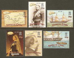 Tristan Da Cunha #678-83 NH Age of Victoria